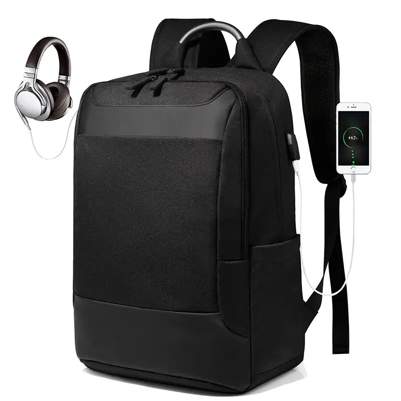 

New Large Capacity Men's Backpacks 15 Inch Laptop Bag School Mochila Travel Bag with USB Charging for Teenagers