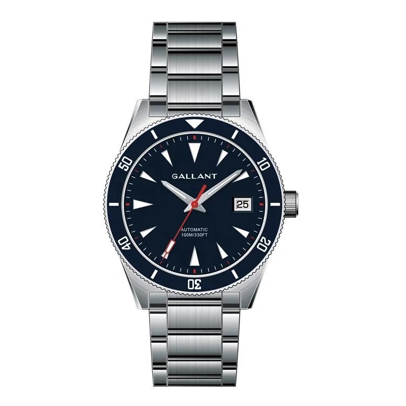 

oem luxury brand men 200m dive watches stainless steel case superluminova bgw9 dial automatic mechanical watch, Customer's color