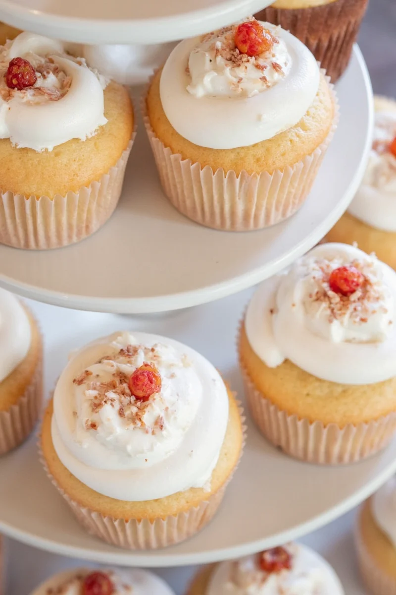 Creative ways to display cupcakes in a home decor setting