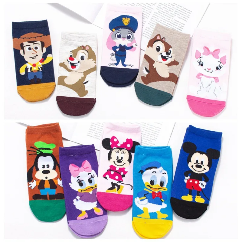 

Wholesale Cheap Korean Fashion Anime Cartoon Mouse Dog Cute Short Socks Cotton Fancy Women Ankle Socks, Picture shows