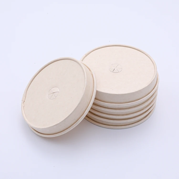 Eco-friendly Disposable Kraft Paper Bowl Packaging Cup Take Away Salad ...