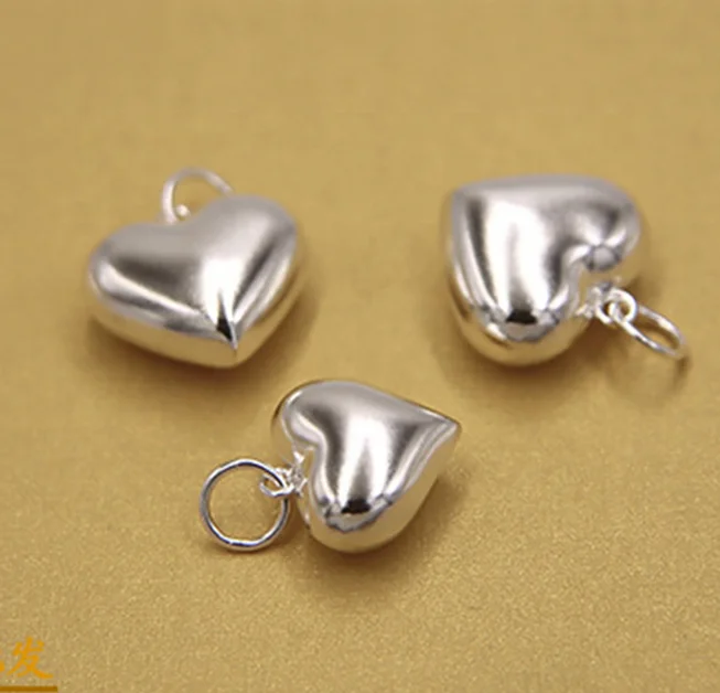 

Solid 925 Sterling Silver charm stars and heart and animal series DIY handmade small pendant for Bracelet Necklace