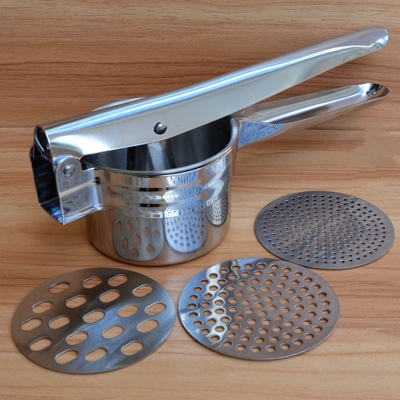 Amazon Hot Selling Fruit Food Presser Stainless Steel Potato Ricer