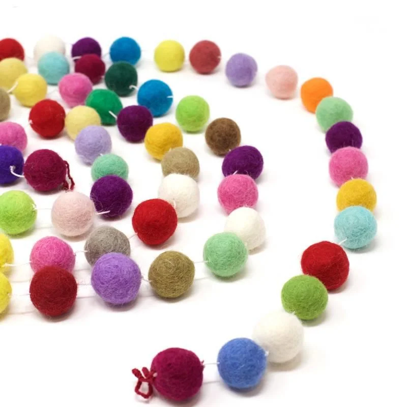 factory supply customized size wool chemical fiber tennis ball