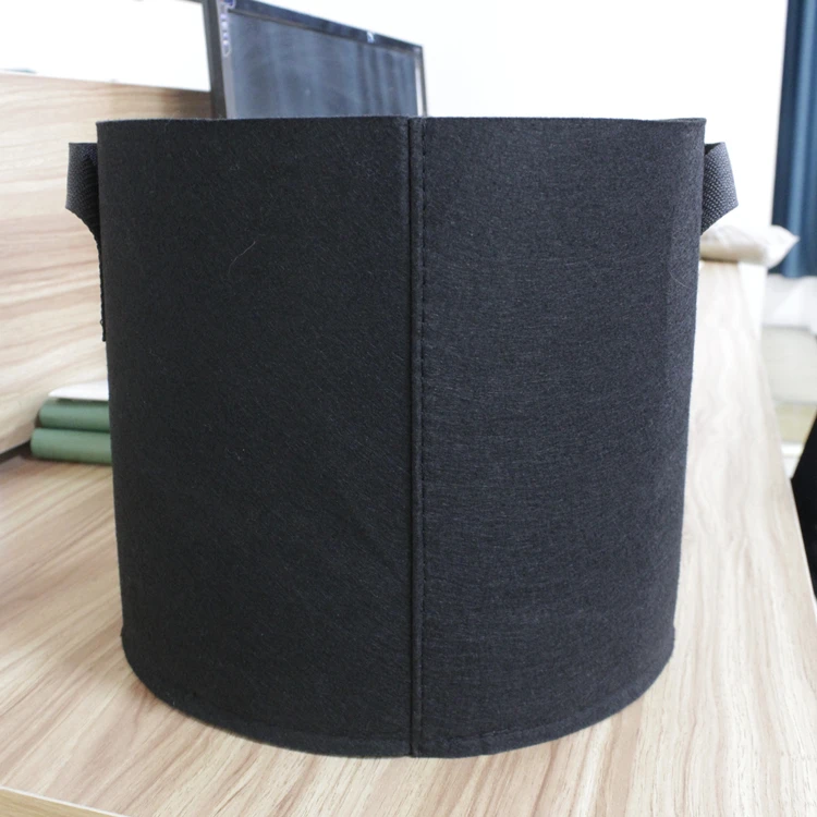 

Smart plant Pots Plant Container for Garden Planting 5 gallon grow bags, Black