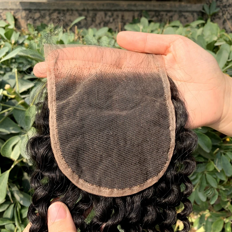 

Grade 10a HD closure 613 peruvian curly hair bundles with closure, human hair weave bundle closure, peruvian hair lace closure, Natural color #1b,light borwn, dark brown
