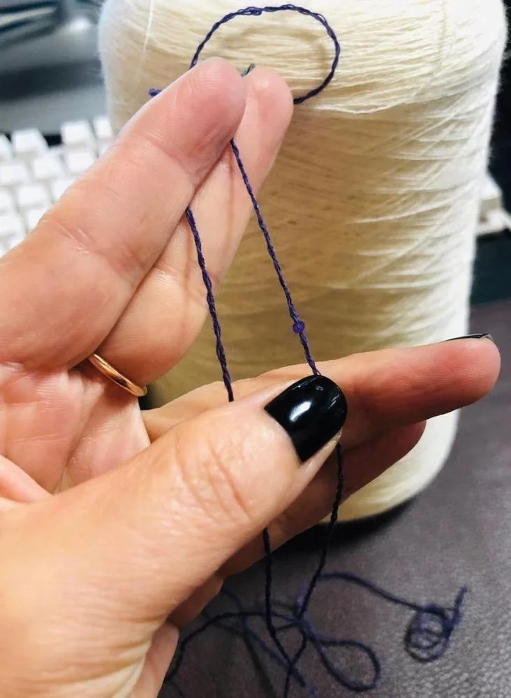 
Sequins yarn machine 