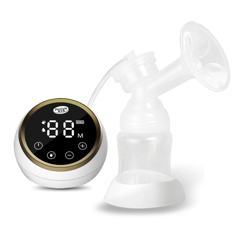 

2021 Factory Wholesale Electric Breast Pump Silicone PBA FREE, Transparent color(customized)