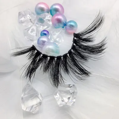 

Queena Thick imitation false eyelashes handmade eyelashes wholesale 3D three pairs costume lodo false eyelashes