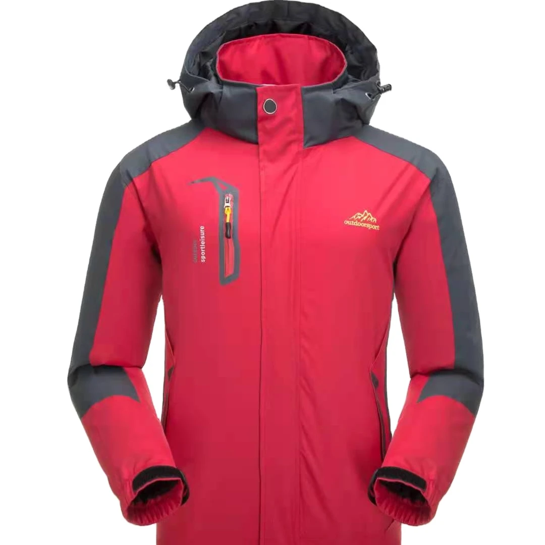 

Men's Wholesale Lightweight Waterproof Hooded Rain Jacket Outdoor Raincoat Windbreaker Hiking Jacket