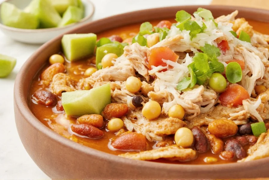 White Chicken Chili with Rotisserie Chicken Recipe