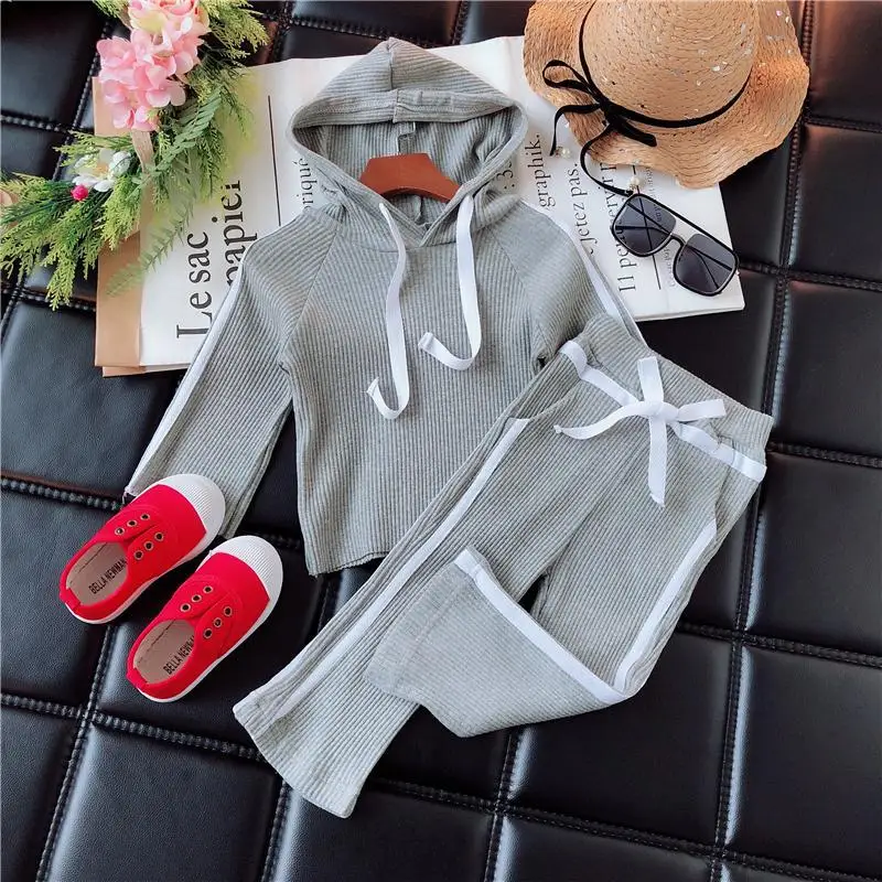 

2021 new children's clothing fashion children spring and autumn outfit children baby leisure western style two sets, Picture