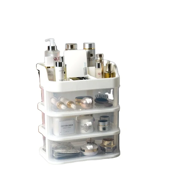 

Plastic Cosmetic storage box makeup organizer