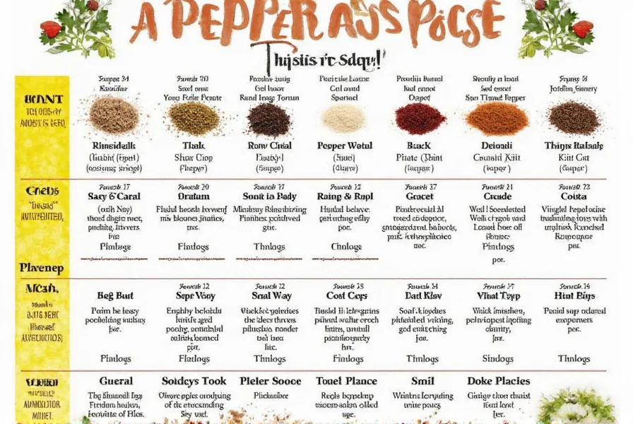 Pepper Spice Chart Conclusion