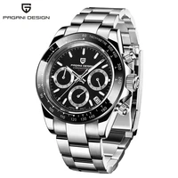 

PAGANI DESIGN PD-1644 Stainless Steel Hand Watches For Men Calendar Japan Quartz Men Watches Waterproof