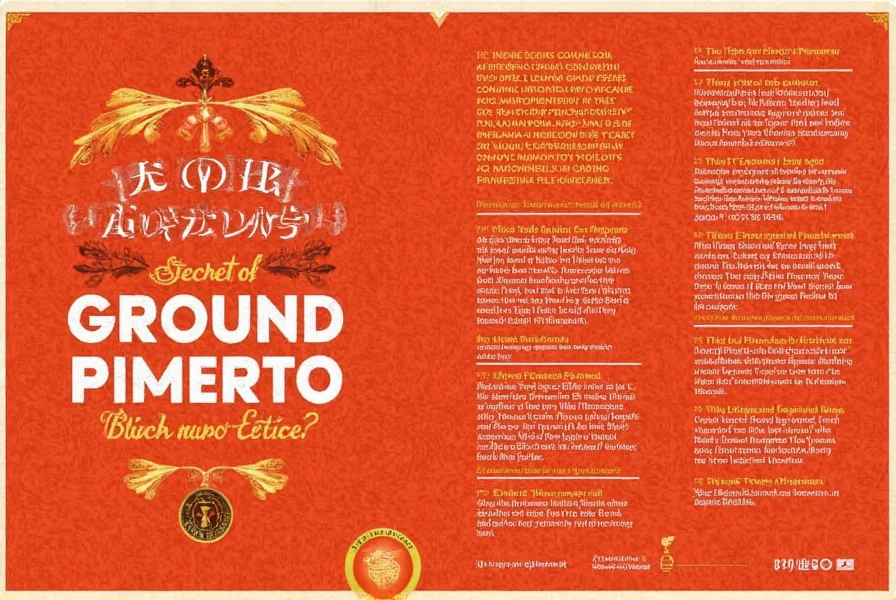 Ground Pimento Packaging