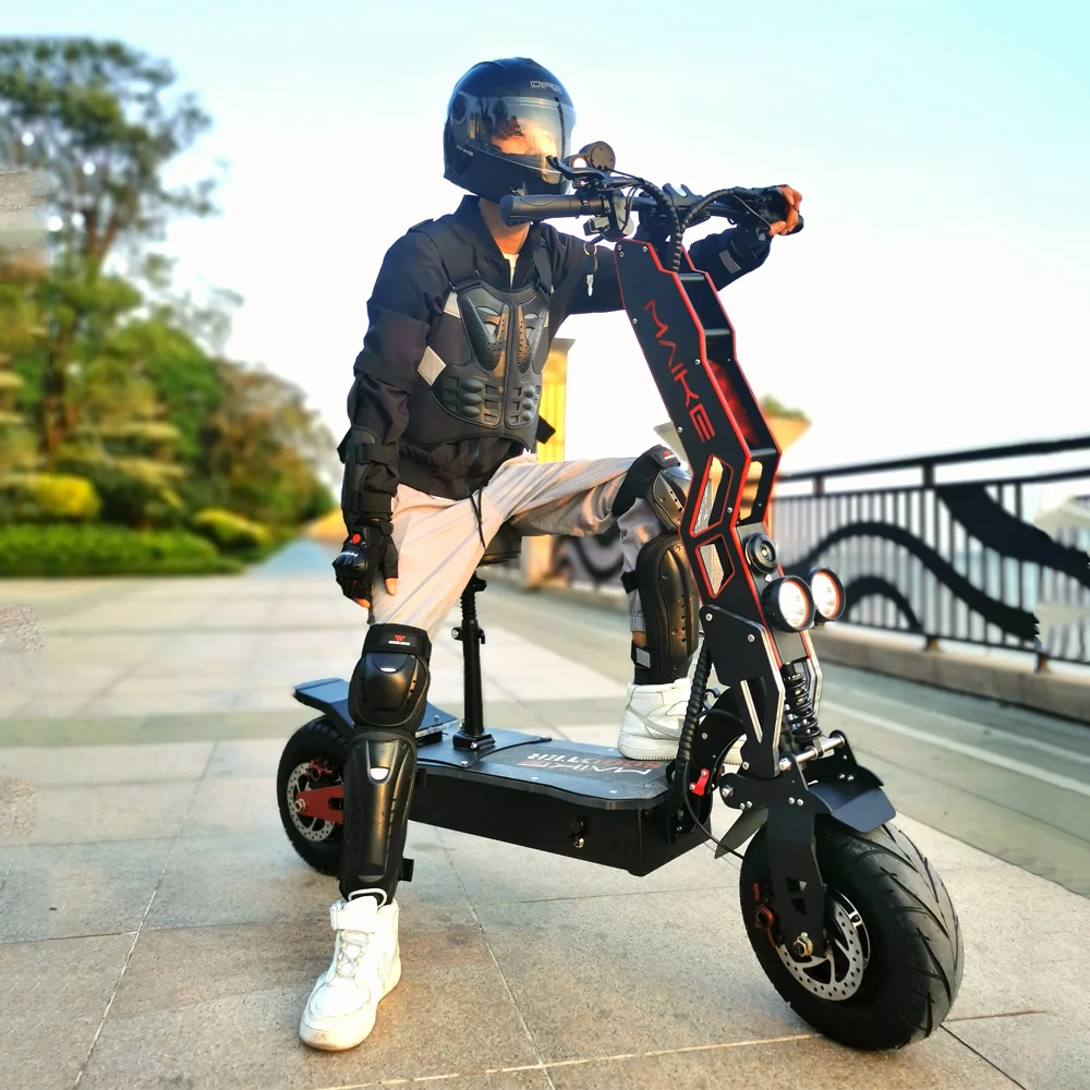 

Maike MKS 8000W powerful 13 inch fat tire 100km long range offroad escooter OEM motor dualtron adult electric scooter