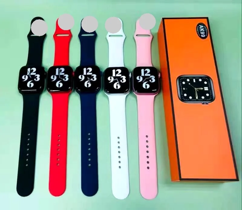 

2021 latest model AK99 smartwatch 3 IN 1 use smart bracelet connect with earphone wireless speaker use ak99 reloj inteligent, 5 colors changable strap