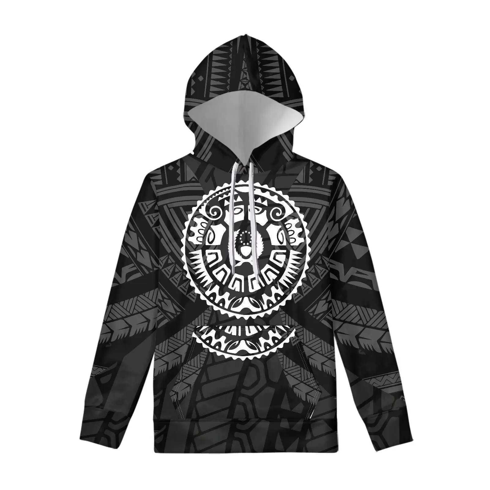 

China Manufacture Cotton Hoodie With String Polynesia Balencianga Hoodie, Red