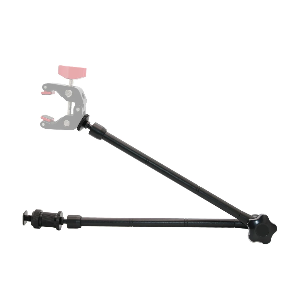 

Kaliou Hight Quality 20inch Aluminum Articulated Magic Arm For HDMIs Monitor LED Light LCD Video Camera Flash Tripod Arm DSLR, Black