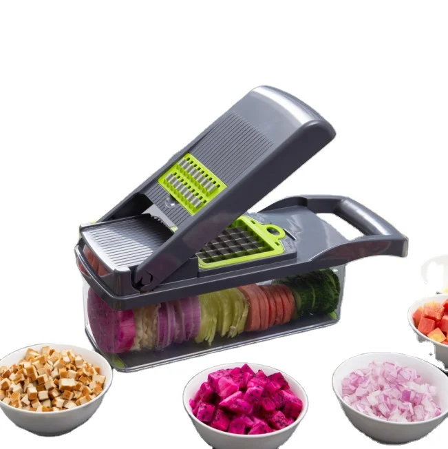 

Kitchen accessories hot sell Amazon new gadgets fruit and Vegetable Chopper Slicer cutting tool manual Vegetable Cutter