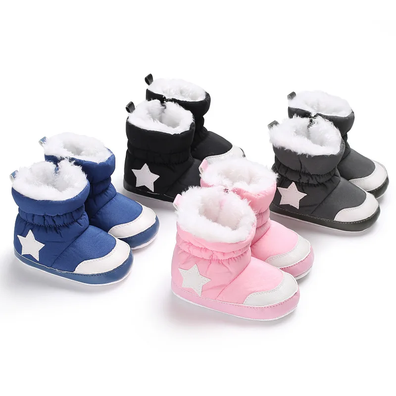 

Good Quality Plus Velvet Warm Baby Winter Shoes Newborn