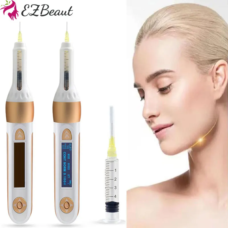 

Ezbeaut Anti-Aging Skin Tightening Wrinkle Remover Handheld Multi-Functional Mesotherapy Gun Automatic Injection Pen Hyaluronic