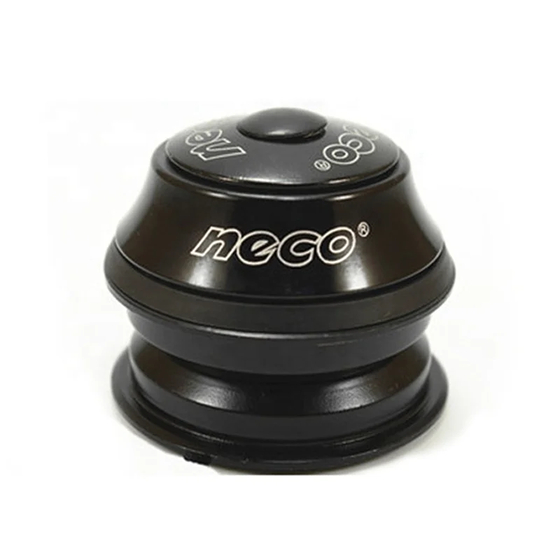 

Neco Mountain Bicycle Bike Integrated 44mm Headset with top Cups- Gas, Black
