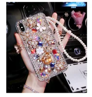 

New Arrival Luxury Handmade bling bling Shinning full diamond glass phone case For Iphone 11 pro max