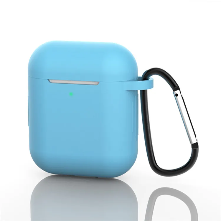 

Skin Silicone Case Cover Earphones Pouch Candy Color For Apple AirPods 1 2