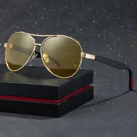 

3025 classic metal frame pilot drive polarized sunglasses eyewear aviation style polarized sunglasses for men night vision glass