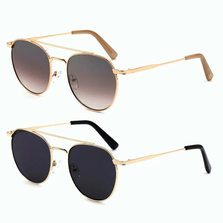 

VIFF HM17433 Fashion Designer Oversized Vintage Retro Aviation Sunglasses New Style Thick Metal Frame Women Sun Glasses 2021