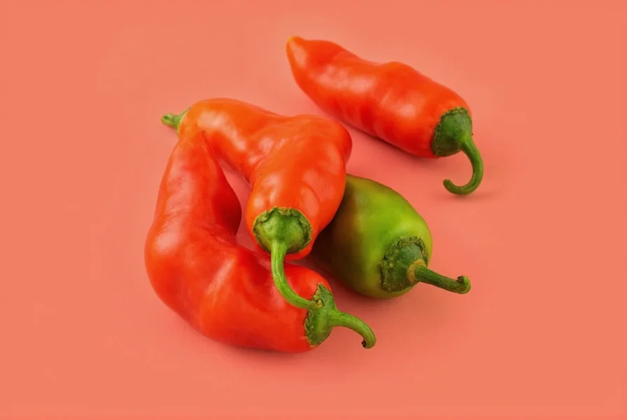 Serrano chile peppers on tray