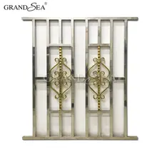 Barras de seguran&ccedil;a para janelas burglarproof seguran&ccedil;a grelha de alum&iacute;nio decorativas para janelas de correr