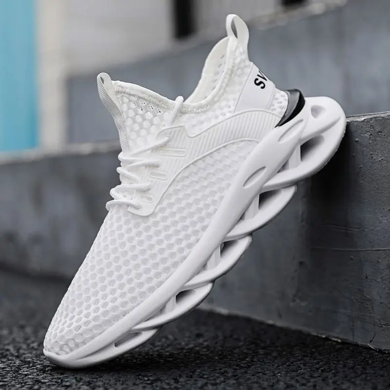 

New design lightweight breathable mesh custom men sports shoes mens sneakers