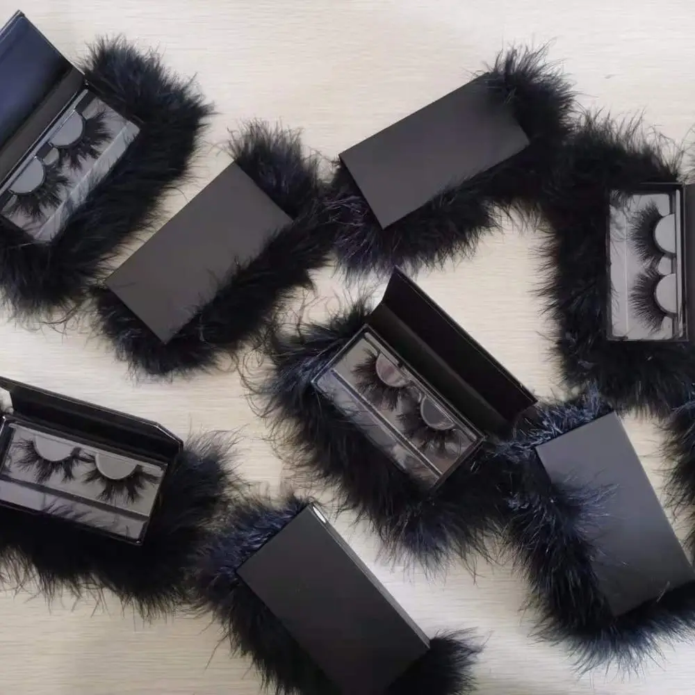 

christmas lashbox packaging Factory Wholesale eyelash vendor customized box with real mink fur eyelash private label 25