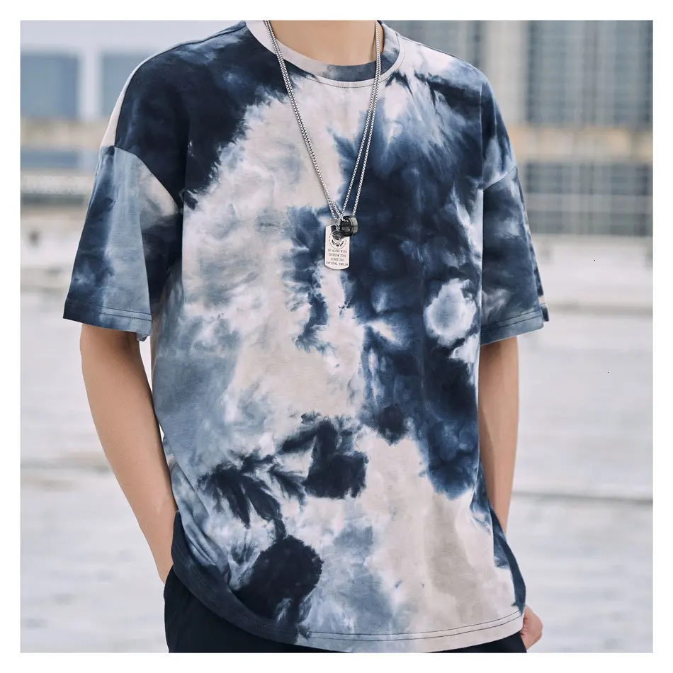 two color tie dye shirt