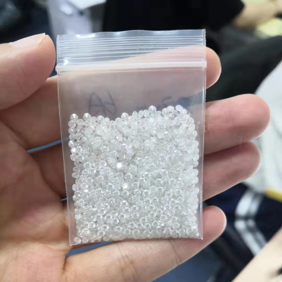 

Semi Joyas Lab Grown Diamond 0.8-2.9mm White Color VVS Heart And Arrow Round Cut Loose Moissanite Melee Gemstone, Def gh ij