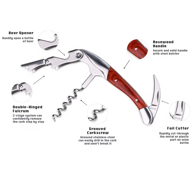 High Quality Color Wood Multifunctional Stainless Steel Waiters