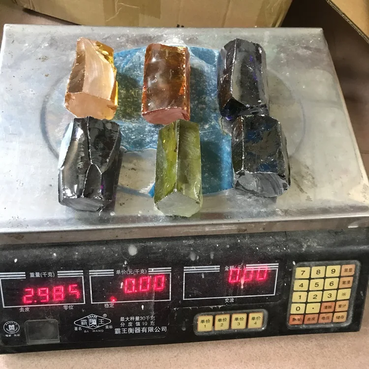 

Wholesale High Quality Rough Cubic Zirconia Stones Mixed Color Loose Gemstone Price