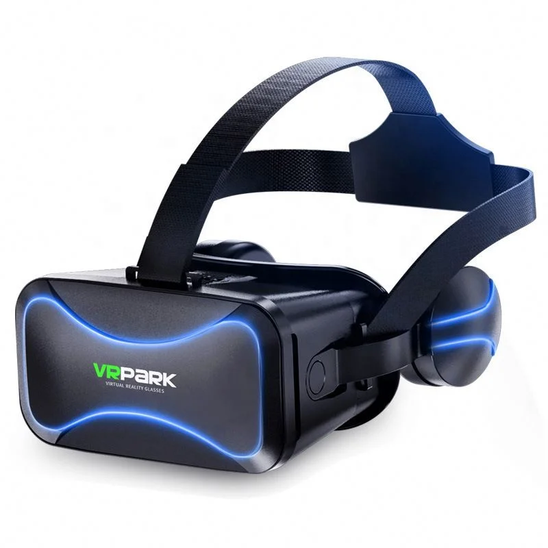 

High Quality Brand VRPARK J30 VR Glasses Virtual Reality 3D Glasses Helmet With HIFI Stereo Headset for 4.7-6.7 inch Smart Phone, Black