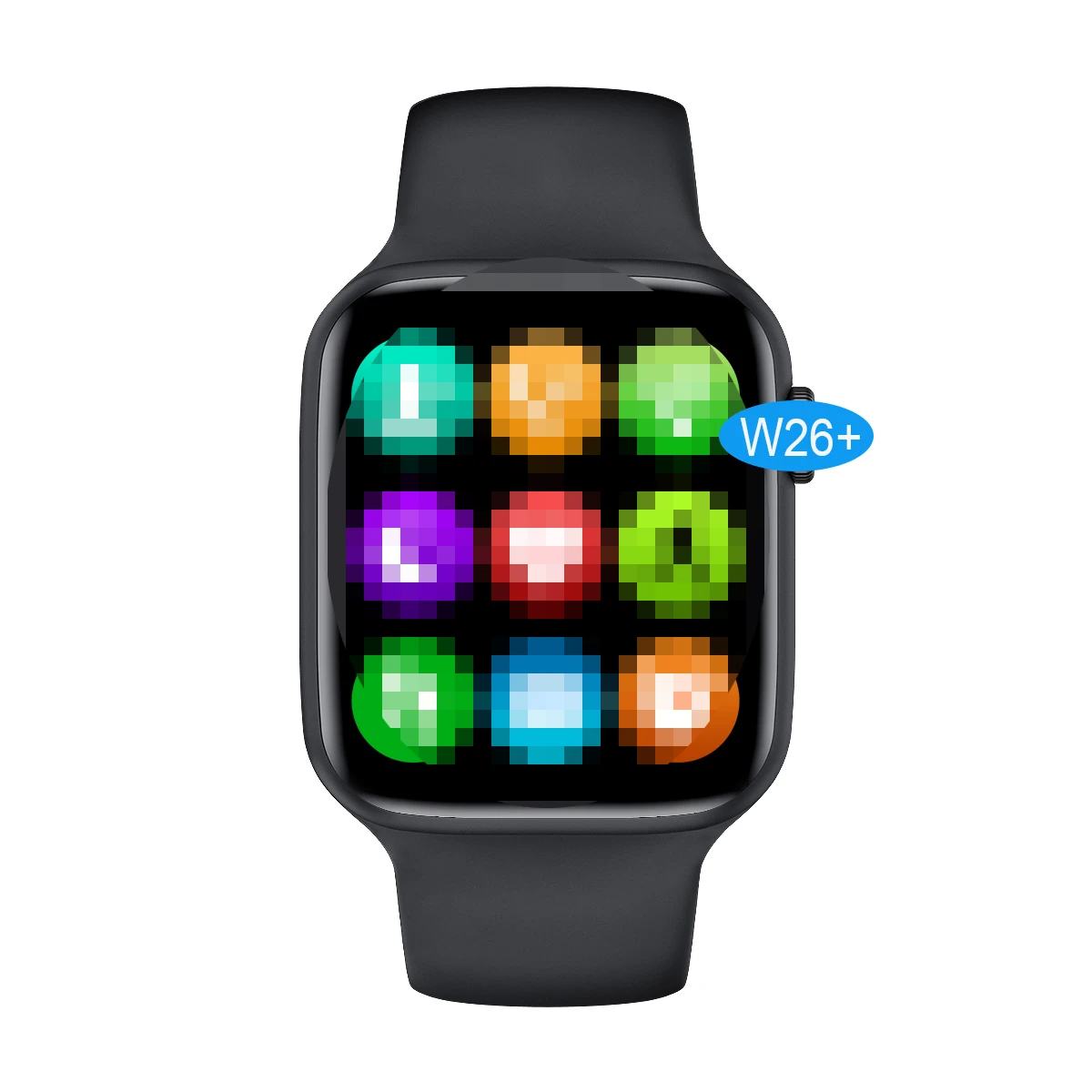 

Hot Sell Fitness Tracker Digital Touch Heart Rate Reloj Iwo W26+ Smart Watch Bracelet