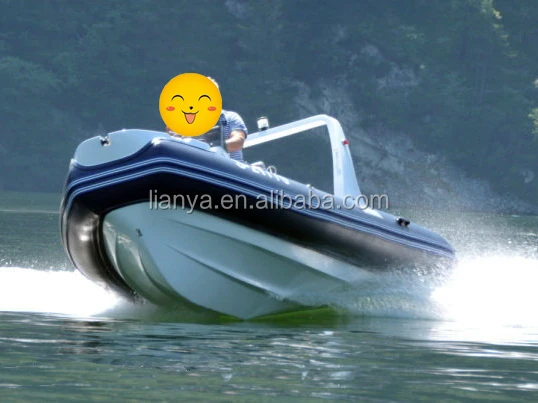 
Liya 25ft fiberglass hull inflatable rib boat rib boat with canopy for sale 