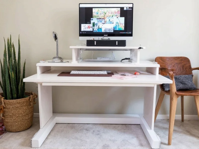 diy standing workstation