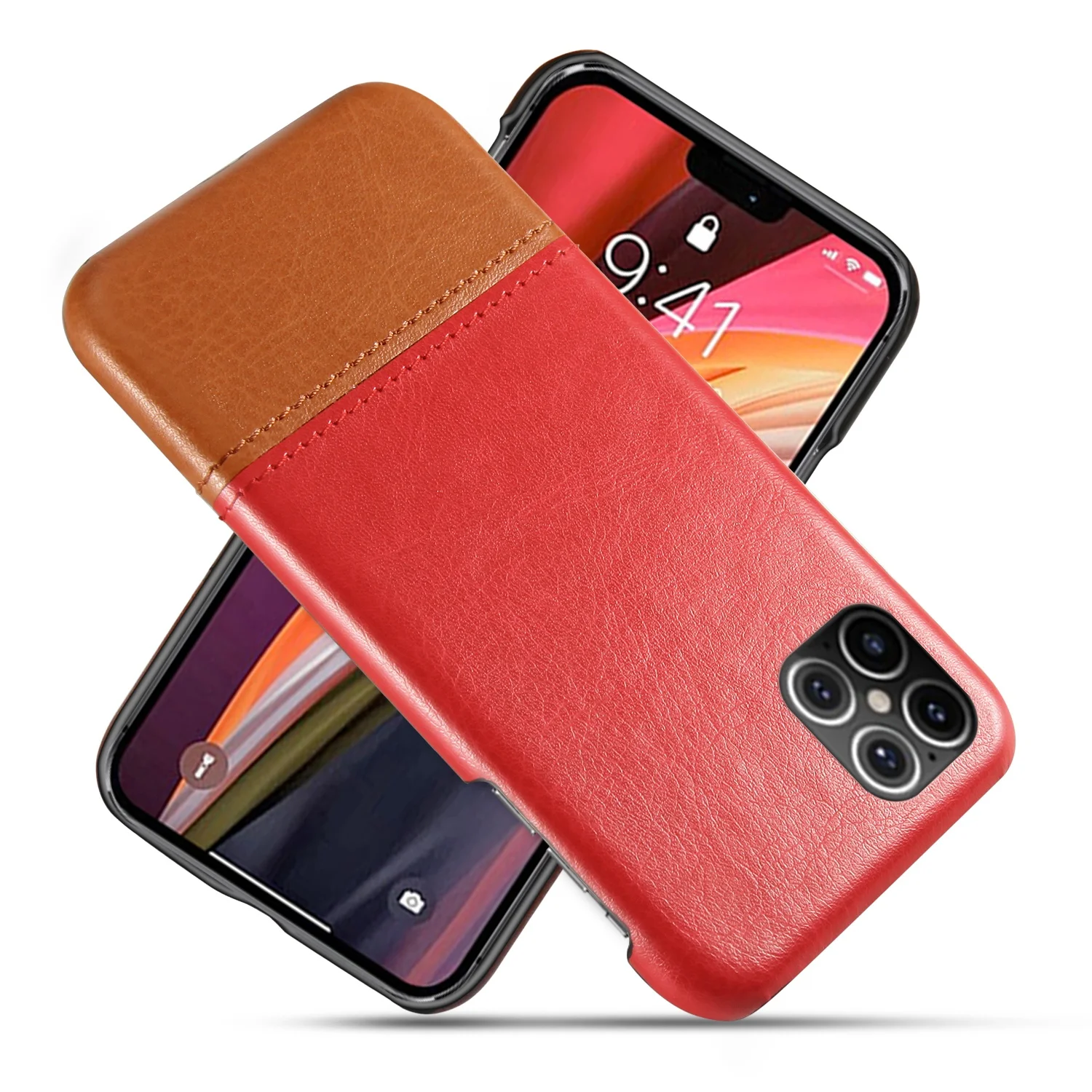 

Best Price Slim PU Leather Custom Soft TPU Cover Mobile Cell Phone Case for iPhone 12, Multi colors