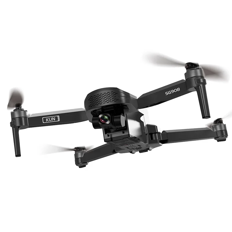 

SG908 Drone 5G 4K HD Camera Drone 3-Axis Gimbal Wifi GPS FPV Profesional Dron 50X Foldable Quadcopter distance 1.2km, Black