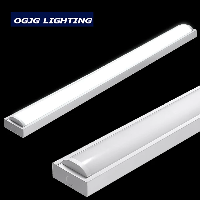 OGJG ceiling mounted tube light fitting office linear pendant lighting motion sensor suspended led wrap fixture