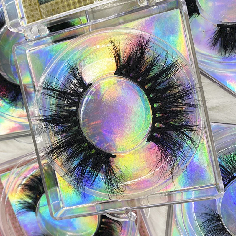 

Full Strip Dramatic 25mm Mink Eyelash Vendor Own Brand Customized Boxes 3d 25mm Lashes3d Wholesale Vendor