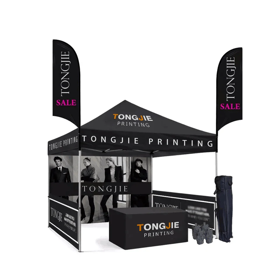 Dye Sublimation Transfer Printing 10X10 Custom Tent Advertising Pop up Tents for Trade Show Display Events Outdoor