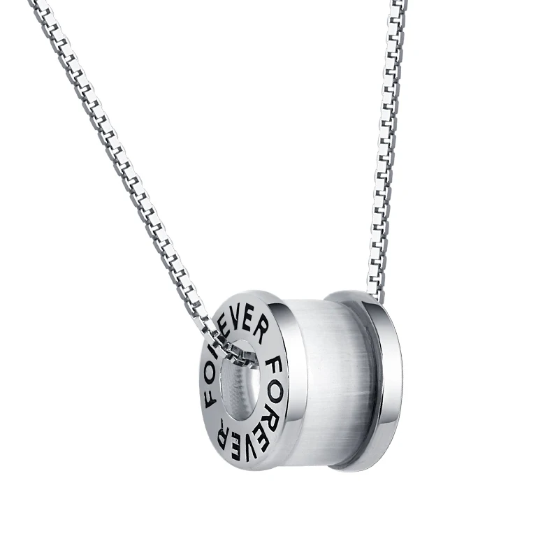 

Tonglin silver rotation necklace OEM factory price jewelry